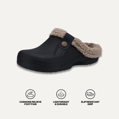 Eden Fuzzy - Healthy & Non-Slip Comfort Clog Mules