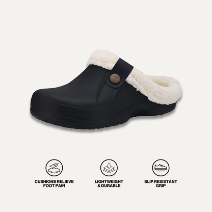 Eden Fuzzy - Healthy & Non-Slip Comfort Clog Mules